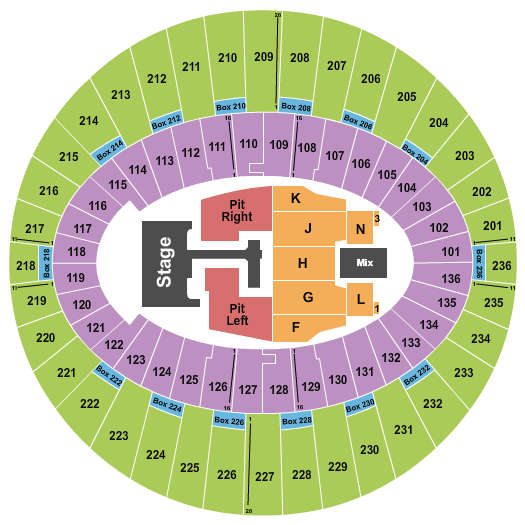 The Kia Forum Teddy Swims Seating Chart